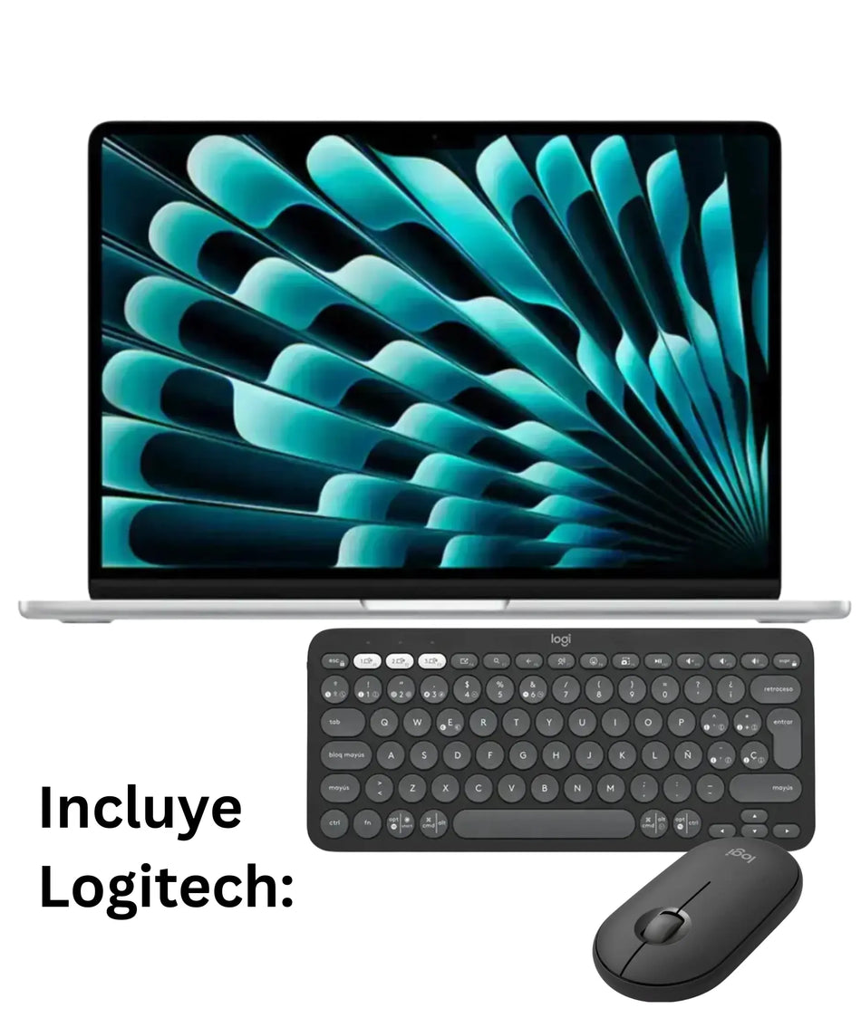 MacBook Air 15" M4 16GB Memoria 256 GB Disco - Silver - Teclado Español
