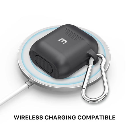 MyBat Pro Gummy Series Case for Apple AirPods Gen 1 and Gen 2 - Black MyBat Pro