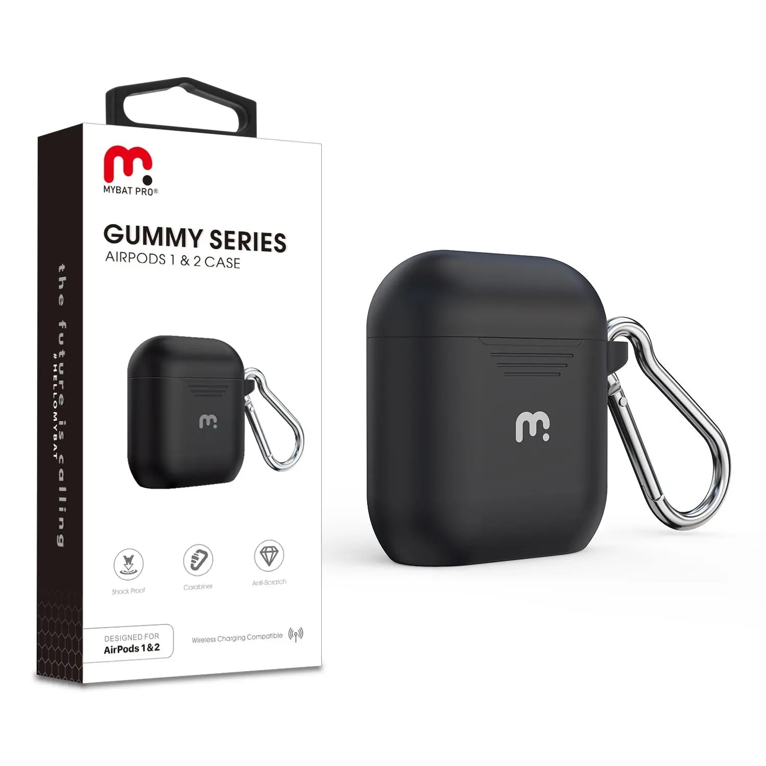 MyBat Pro Gummy Series Case for Apple AirPods Gen 1 and Gen 2