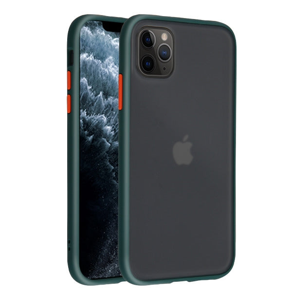 Estuche para Iphone 11 Pro - MyBat Frost Hybrid - Smoke / Verde MyBat