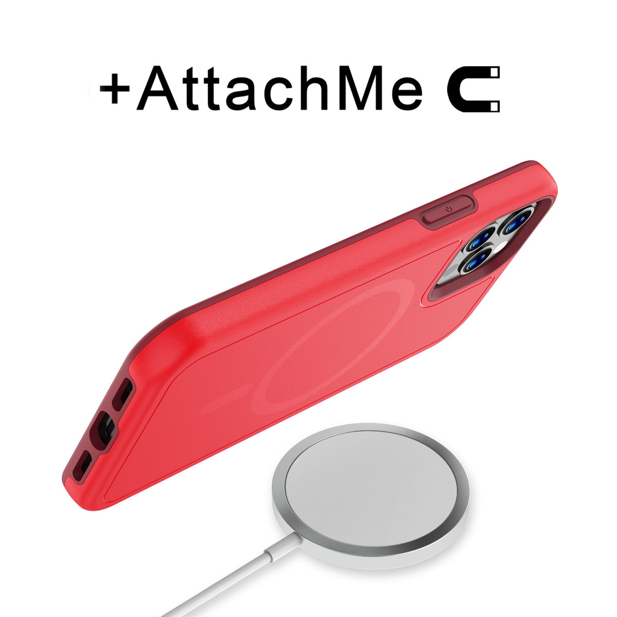 Estuche para iPhone 12/12 Pro - MyBat Fuse Series MagSafe - Rojo MyBat