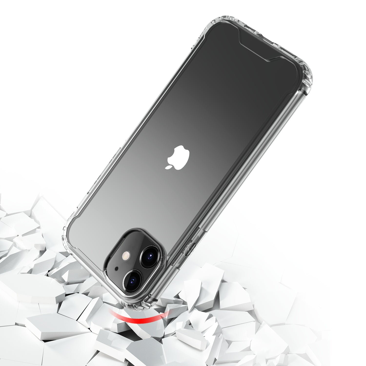 Estuche Para iPhone 11 - MyBat Gummy Series - Transparente MyBat