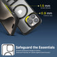 Estuche para iPhone 15 Pro Max - MyBat Lunar Series MagSafe - Negro MyBat