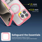 Estuche para iPhone 15 Pro - MyBatPro Lunar Series MagSafe - Rosado MyBat Pro
