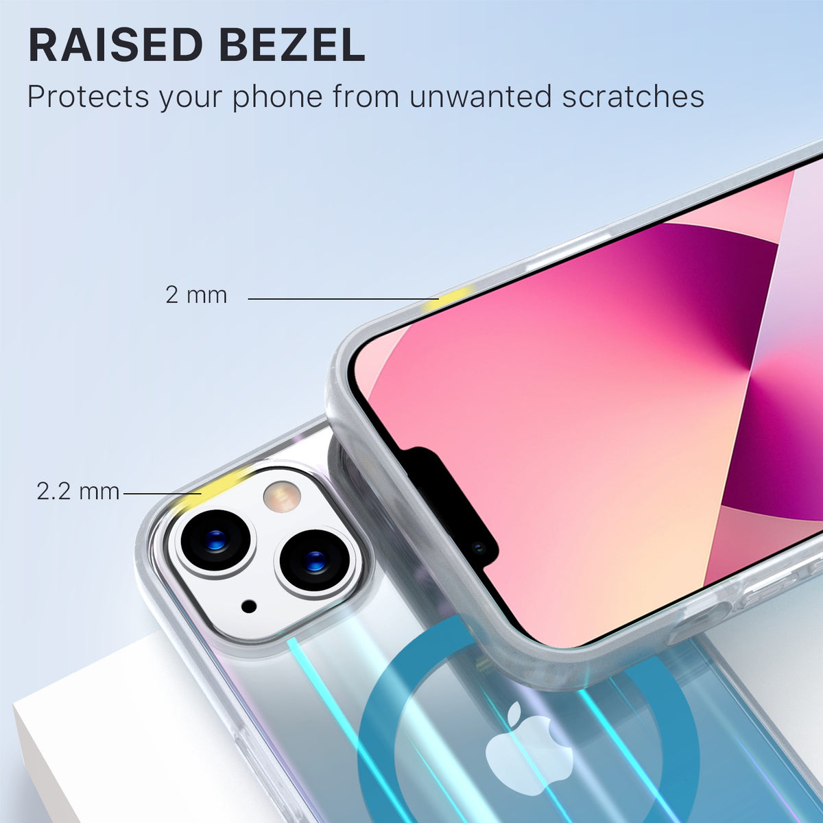 Estuche para iPhone 13 - MyBatPro Mood Series MagSafe - Azul MyBat Pro