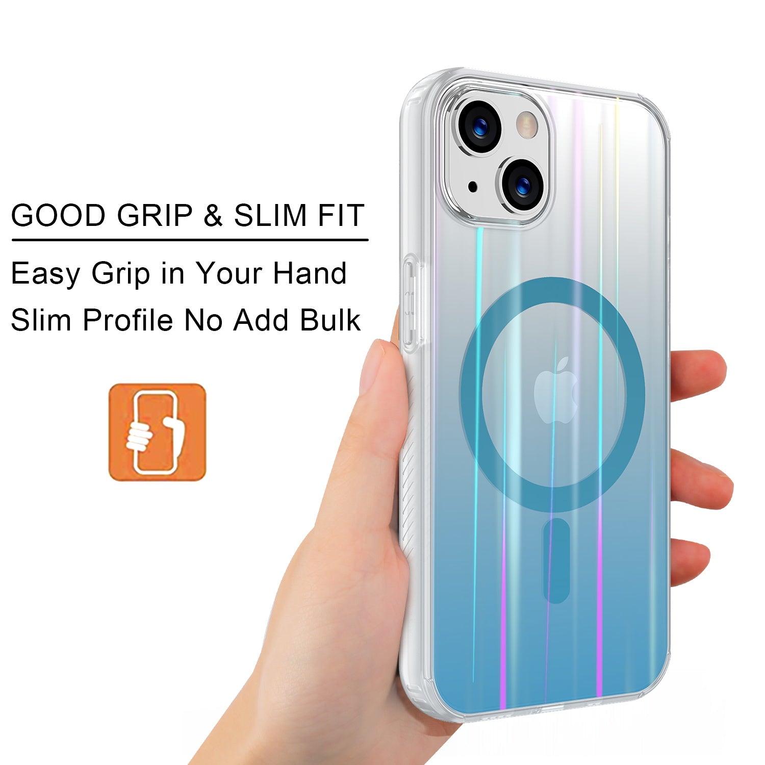 Estuche para iPhone 13 - MyBatPro Mood Series MagSafe - Azul MyBat Pro