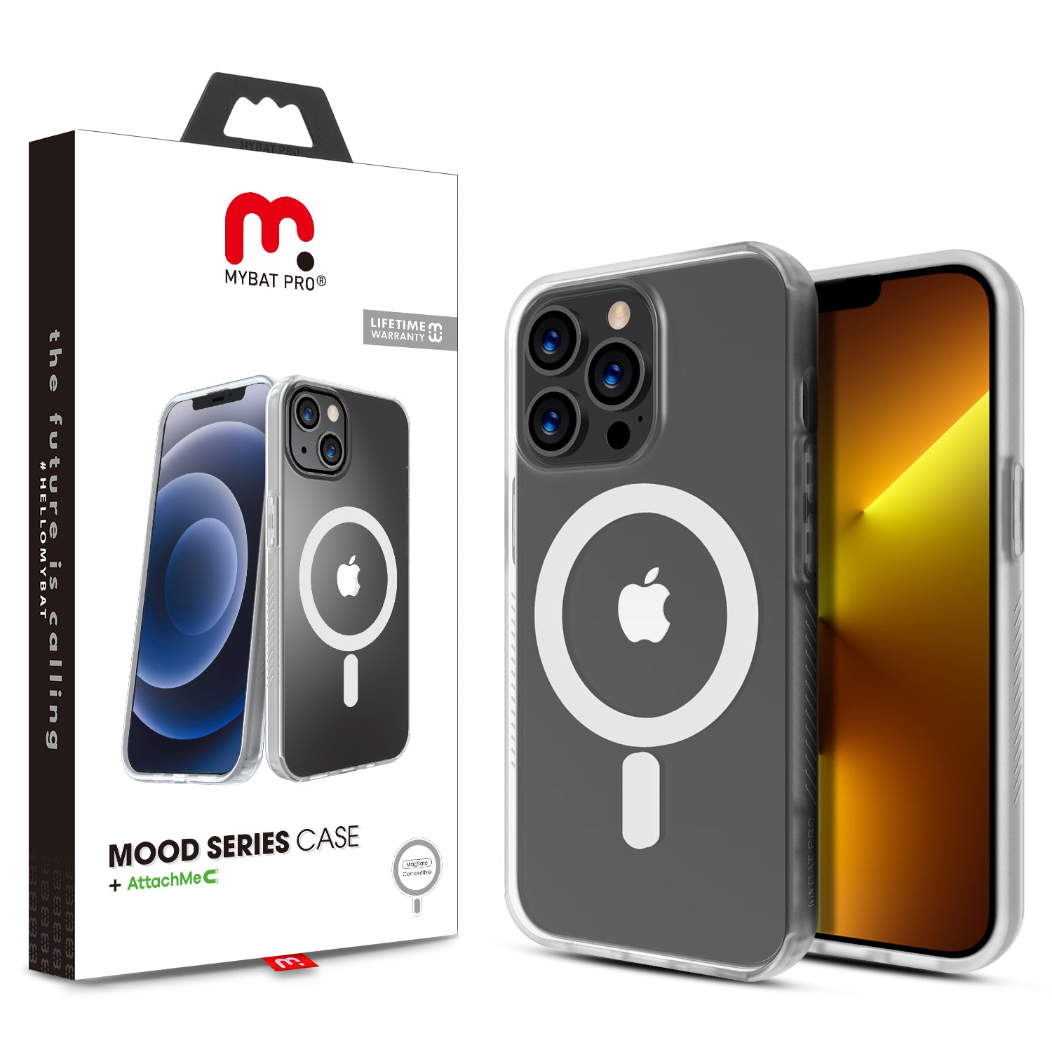 Estuche para Iphone 13 Pro - MyBat Pro Mood Series MagSafe - Clear MyBat Pro