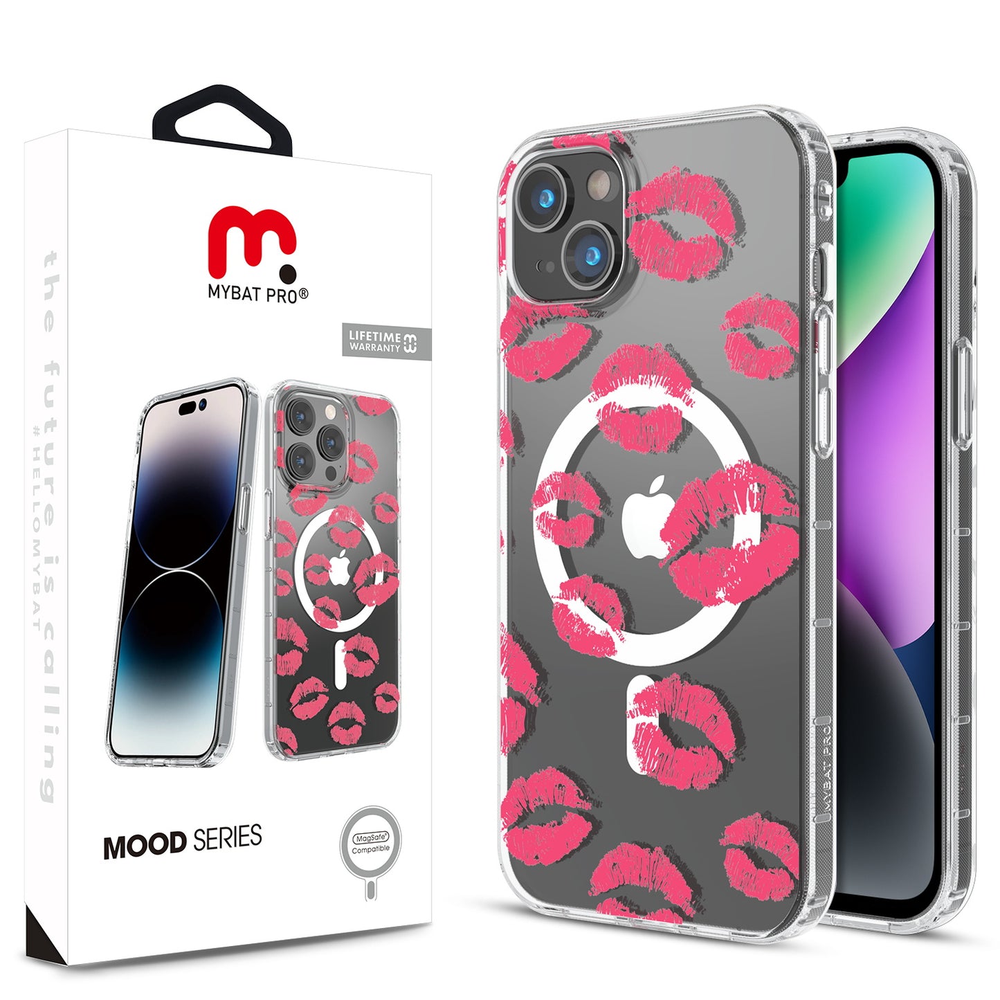 Estuche para Iphone 15 Pro Max - MyBat Pro Mood Series MagSafe - Kisses MyBat Pro