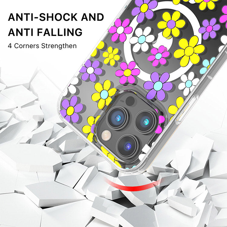 Estuche para Iphone 14 Pro Max - MyBat Pro Mood Series MagSafe - Margarita Multicolor MayBat Pro