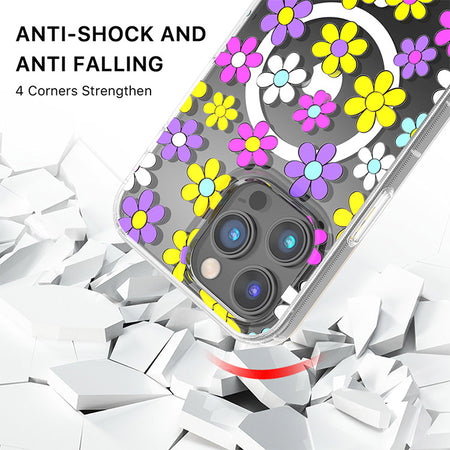 Estuche para Iphone 14 Pro Max - MyBat Pro Mood Series MagSafe - Margarita Multicolor MayBat Pro