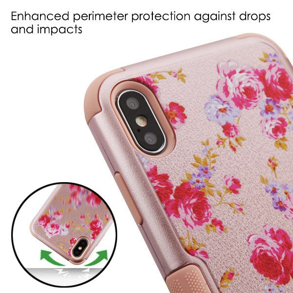 Estuche para iPhone XS Max - MyBat Tuff Series - Rose Gold MyBat Pro