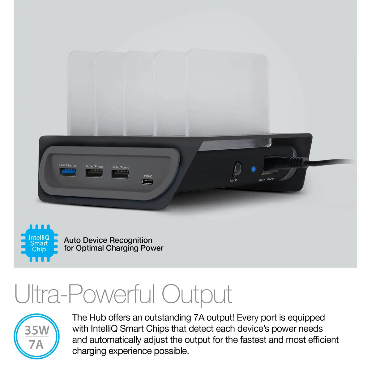 Naztech Block NAZTECH AFC POWER HUB 4 CHARGING DOCK - iStore