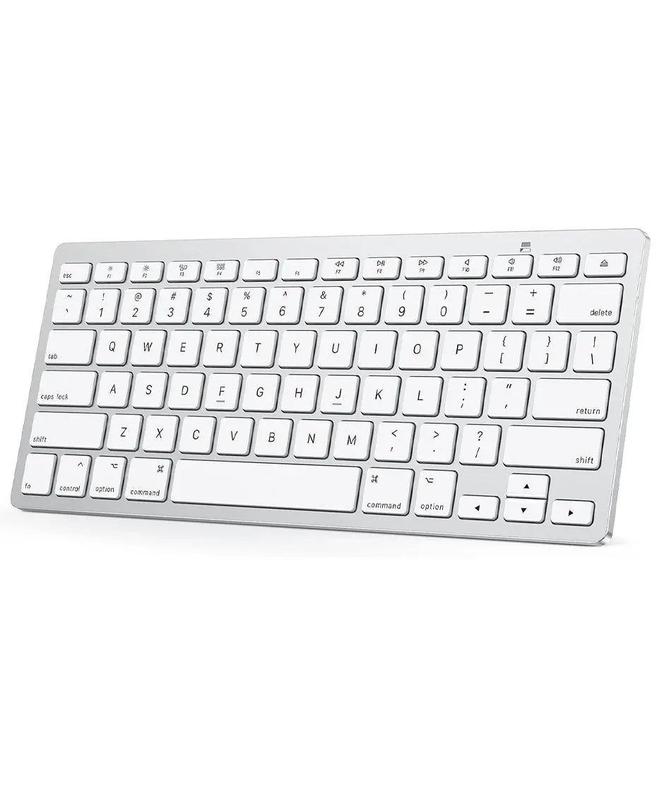 OMOTON Teclado Bluetooth compatible con iPad A16 de 11ª y 10ª generación, iPad 10.2 (9ª/8ª/7ª), iPad Pro de 13/12.9/11 pulgadas, iPad Air/Mini y más dispositivos iOS