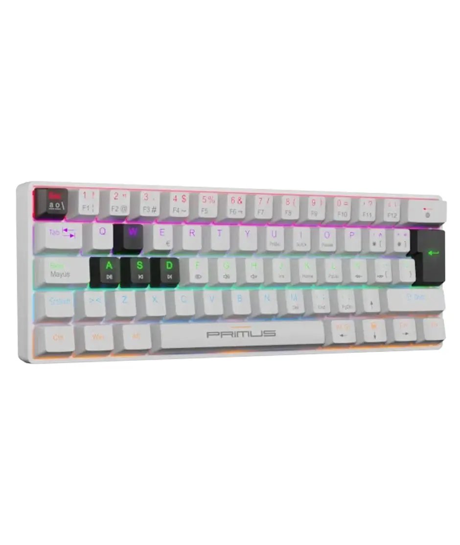 PGLC Kybd Wrd PKS-S060W-S USB Spa White 61 Keys /Red switch Primus
