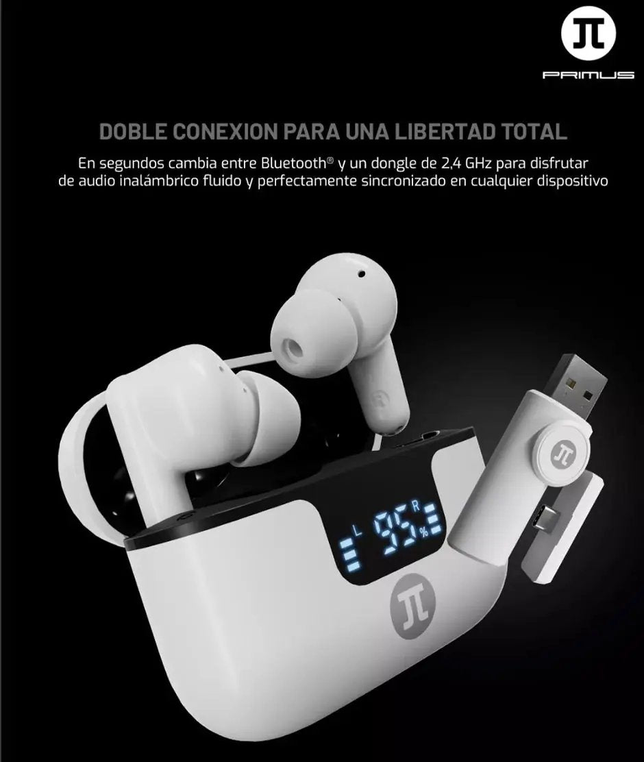 PGLC TWS Gaming earbuds ARCUS300S PWH-300 with 2.4GHz Dongle Primus