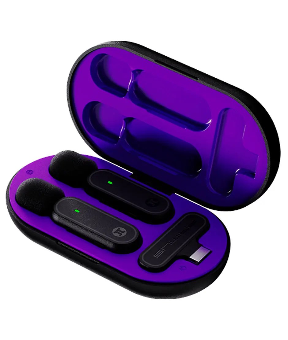 PGLC Wrlss lavalier mic Type C with charging case PMI-L10BT Primus