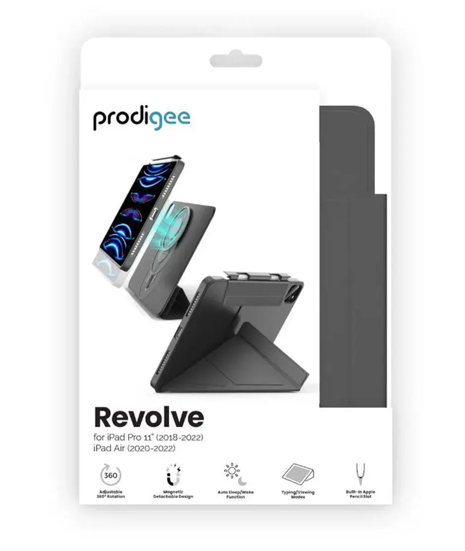 PRODIGEE estuche iPad Pro 11 (4Th Gen) Y iPad Air (5Th Gen) Revolve En Negro PRODIGEE