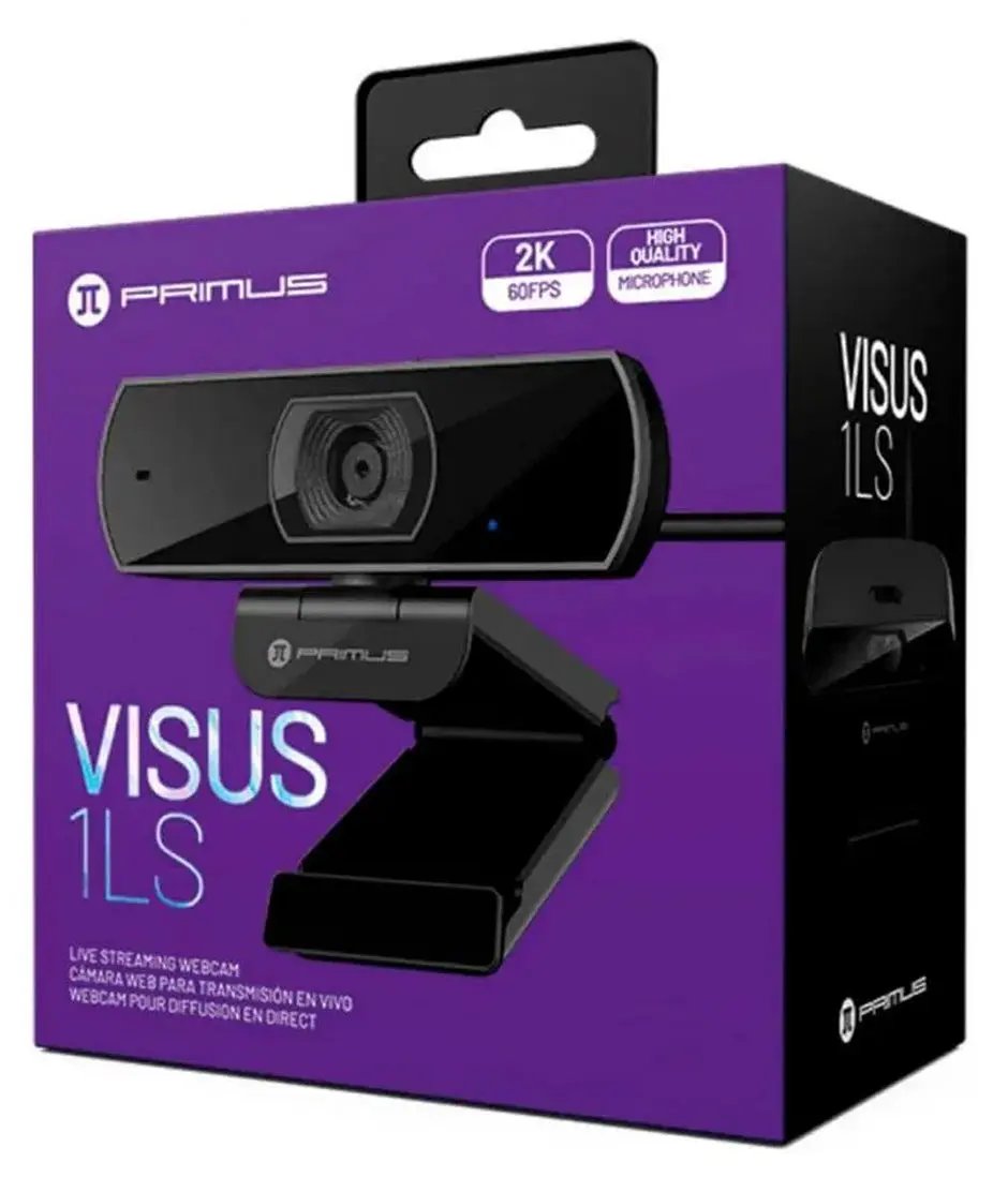 Primus WebCam Visus PWC-300 2K (2560 X 1440p) 60fps USB 2.0 Primus
