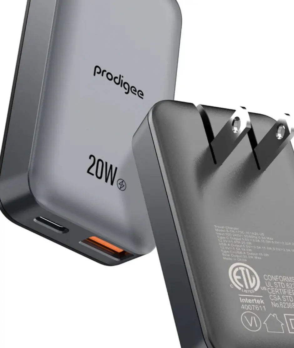 Prodigee Cargador de pared ultradelgado Energee de 20 W PRODIGEE