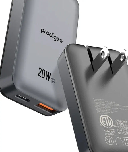 Prodigee Cargador de pared ultradelgado Energee de 20 W PRODIGEE