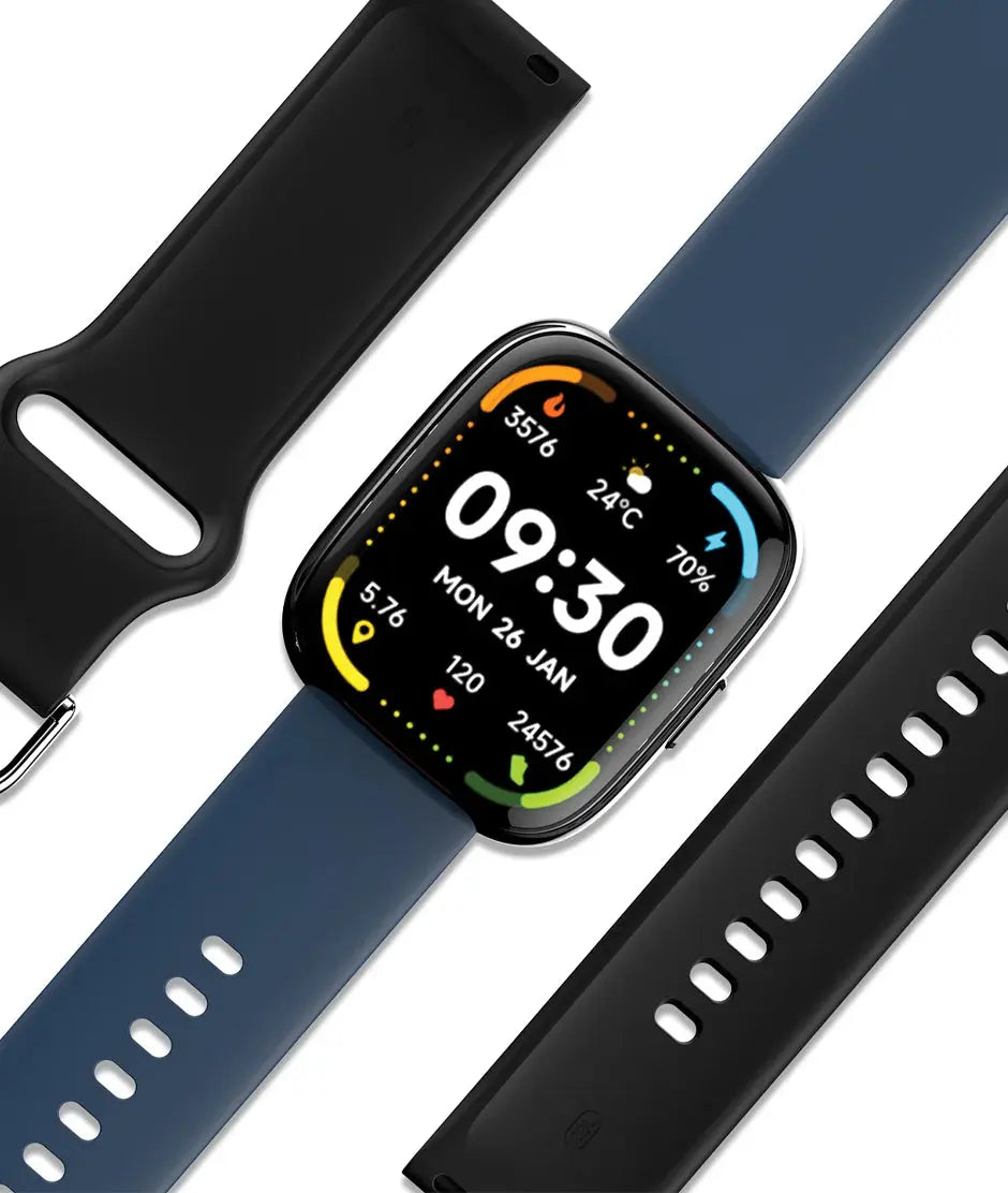 Reloj inteligente ZIZO TYME Flex - Negro y azul ZIZO