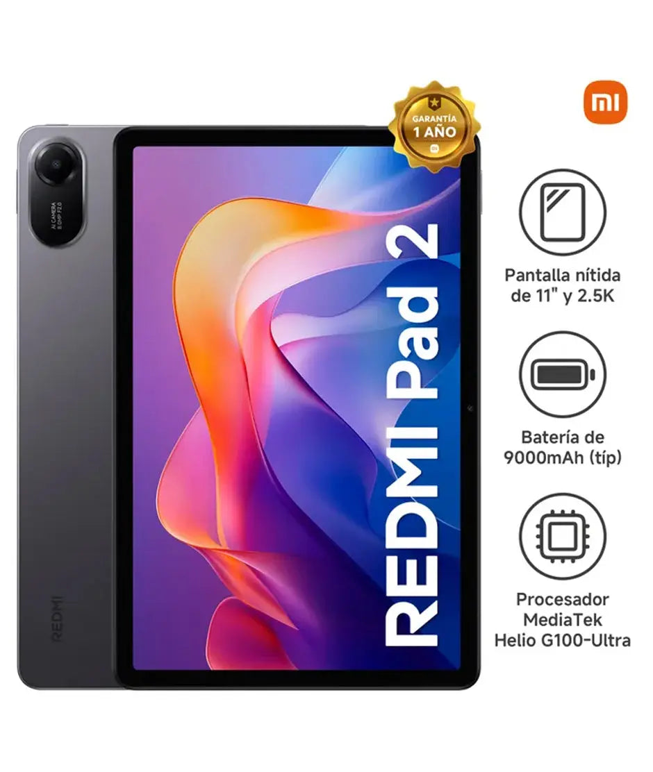 Xiaomi Redmi Pad 2 4GB+128GB グラファイトグレー Tableta Xiaomi Redmi Pad 2 Wi-Fi 11in Graphite Gray 4GB+128GB - iStore