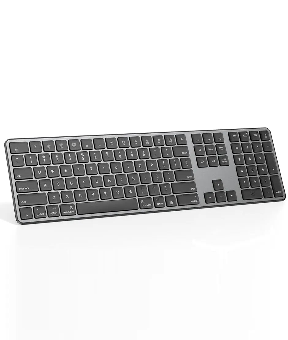 Teclado Bluetooth OMOTON Compatible con Mac, con Teclado Numérico