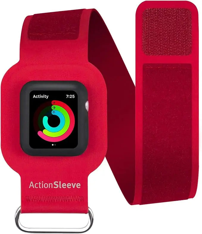 Twelve South ActionSleeve para Apple Watch | Brazalete para Apple Watch de 42 MM (rojo) Twelve South