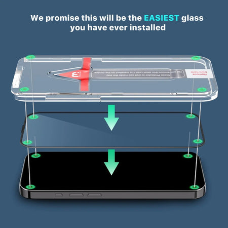 Vidrio Templado para iPhone 14 - MyBatPro QuickGuard - Clear MyBat Pro