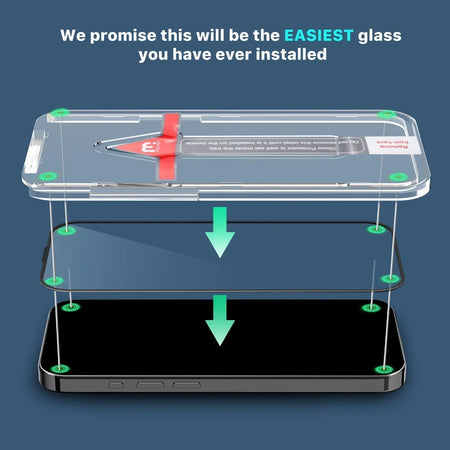 Vidrio Templado para iPhone 14 - MyBatPro QuickGuard - Clear MyBat Pro