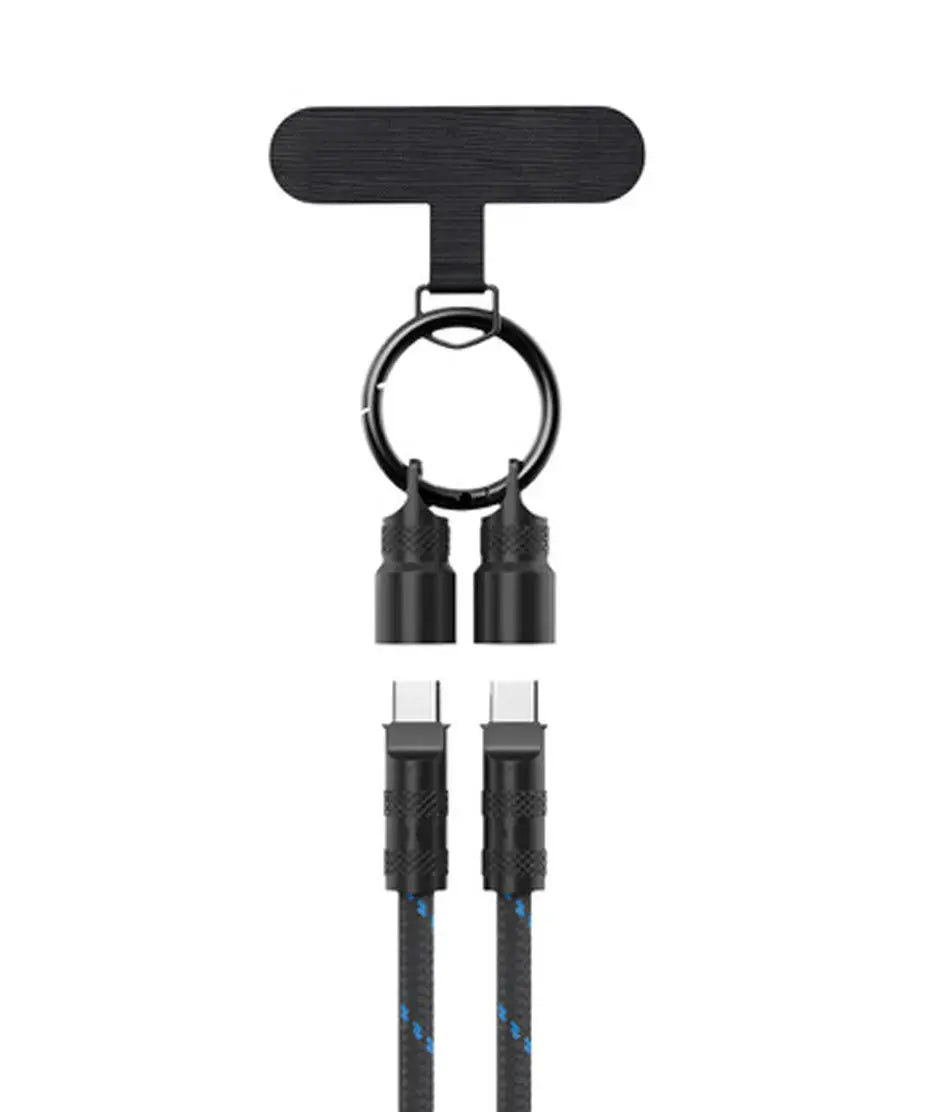 ZIZO PowerVault Link+ Lanyard USB-C Cable Black ZIZO