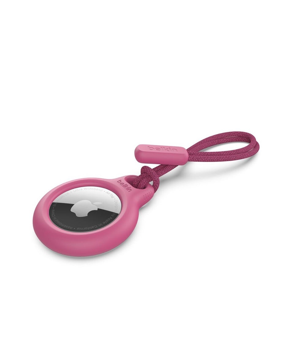 Belkin Secure Holder Con Correa Para Apple AirTag, Color Rosa