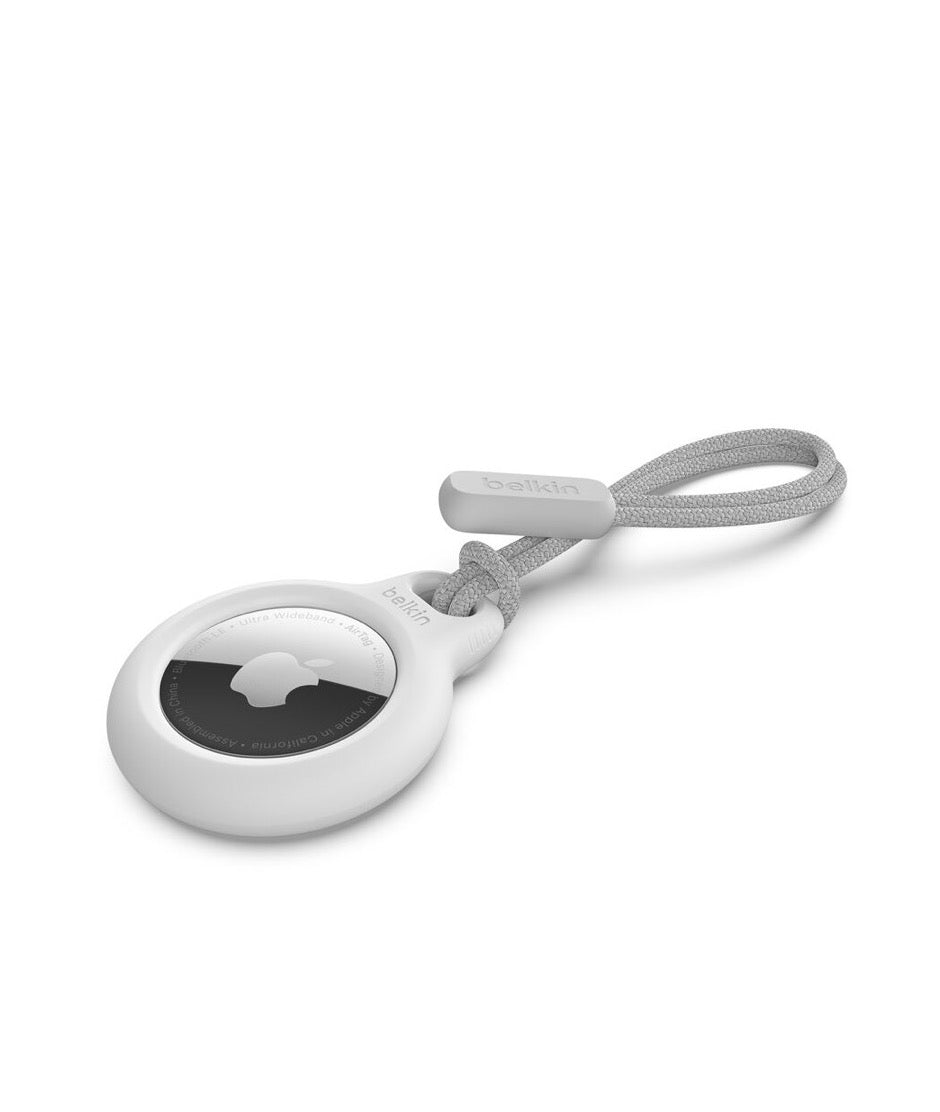Belkin Secure Holder Con Correa Para Apple AirTag, Color Blanco