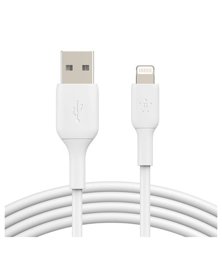 Belkin Cable BoostCharge USB-A a Lightning 3m Blanco
