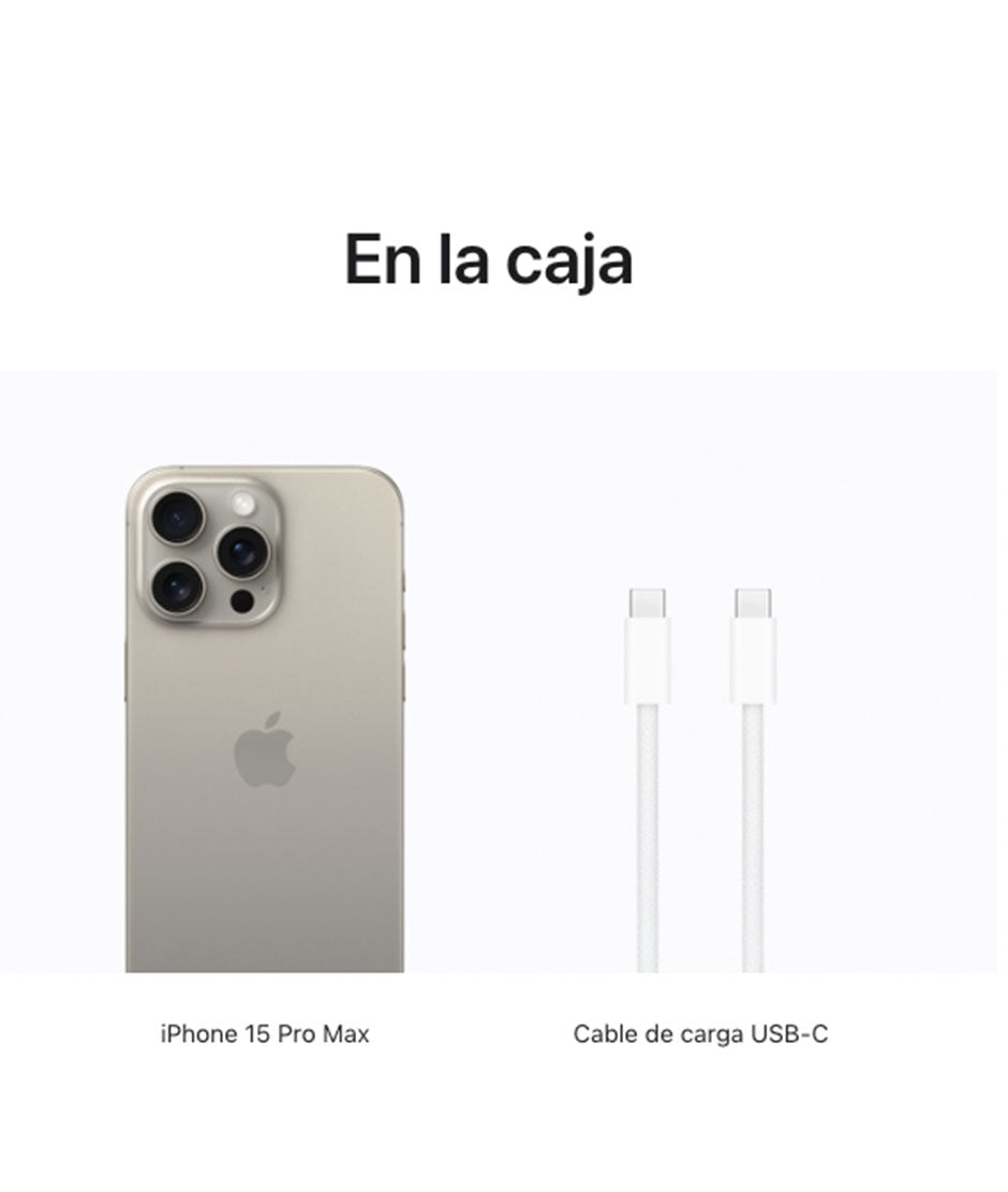 iPhone 15 Pro Max 256 GB Titanio Natural – iStore Costa Rica