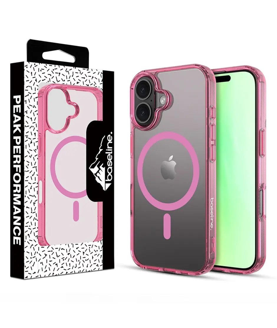 iPhone 17 Estuche baseline Clear Series w/ MagSafe Case- Transparent Pink Baseline