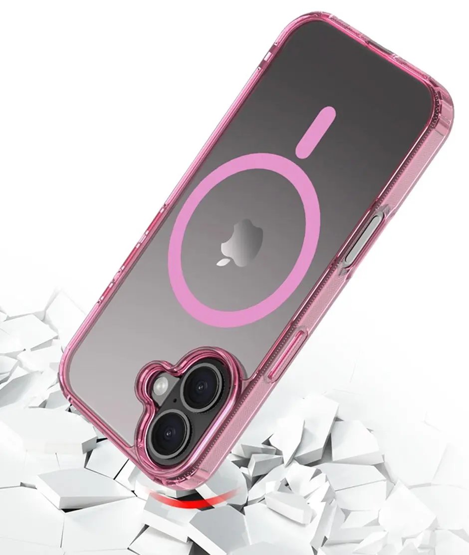iPhone 17 Estuche baseline Clear Series w/ MagSafe Case- Transparent Pink Baseline