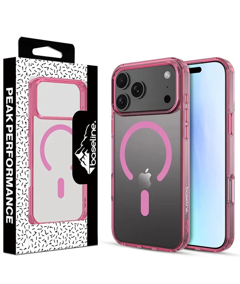 iPhone 17 Pro Estuche baseline Clear Series w/ MagSafe Case - Transparent Pink Baseline