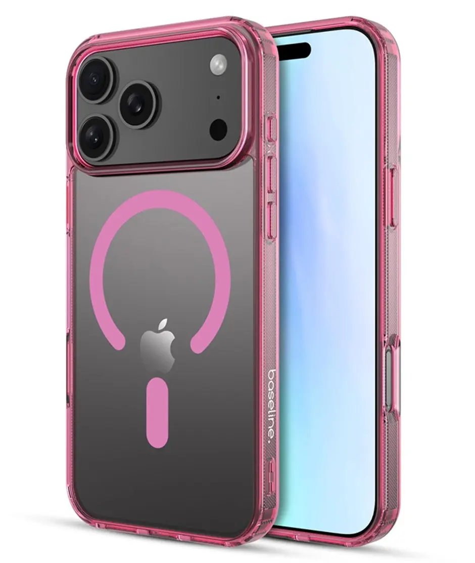 iPhone 17 Pro Estuche baseline Clear Series w/ MagSafe Case - Transparent Pink Baseline