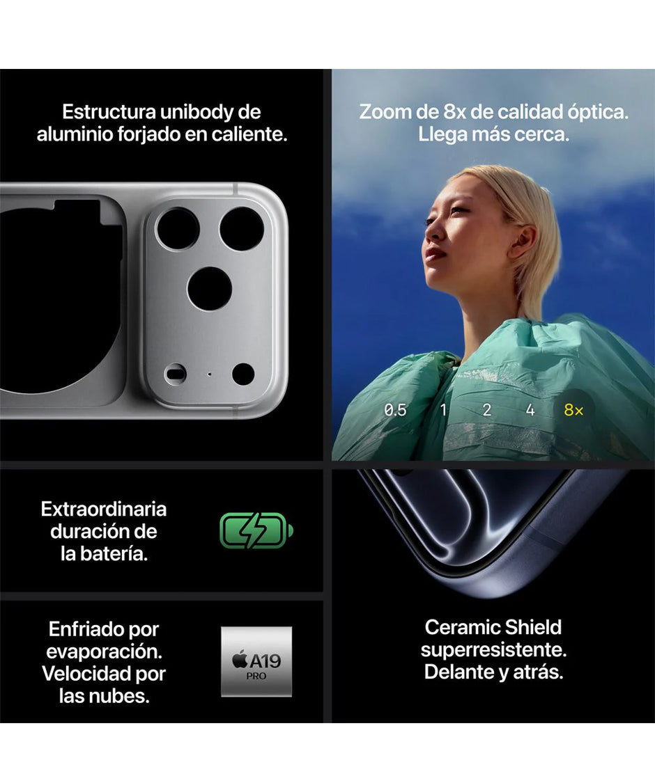 iPhone 17 Pro Max 256 gb Azul Intenso Apple