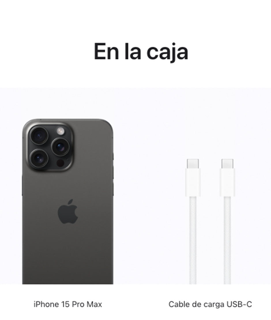 iPhone 15 Pro 256 GB Titanio Negro – iStore Costa Rica