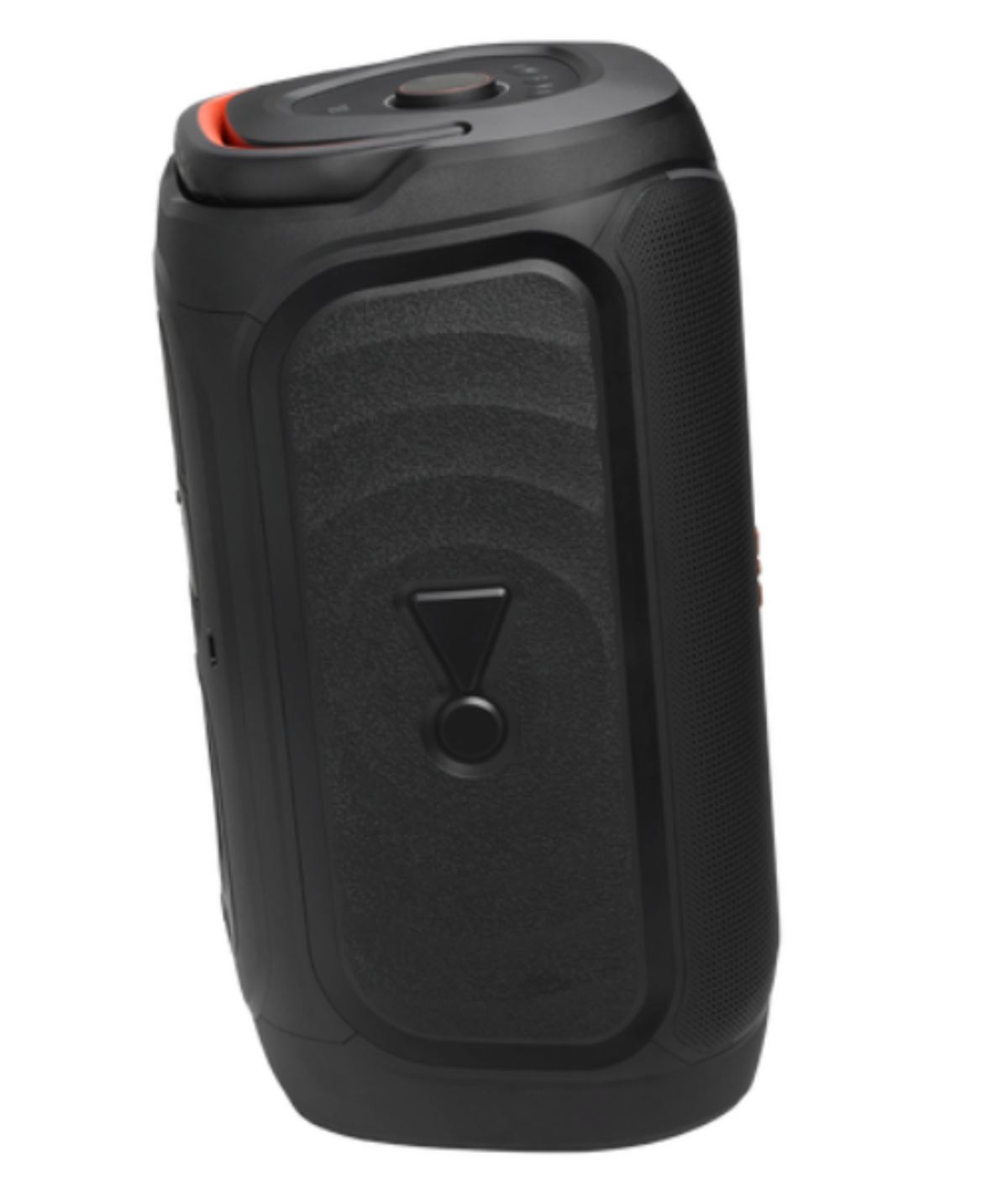 Vista lateral del parlante JBL PartyBox 130 negro