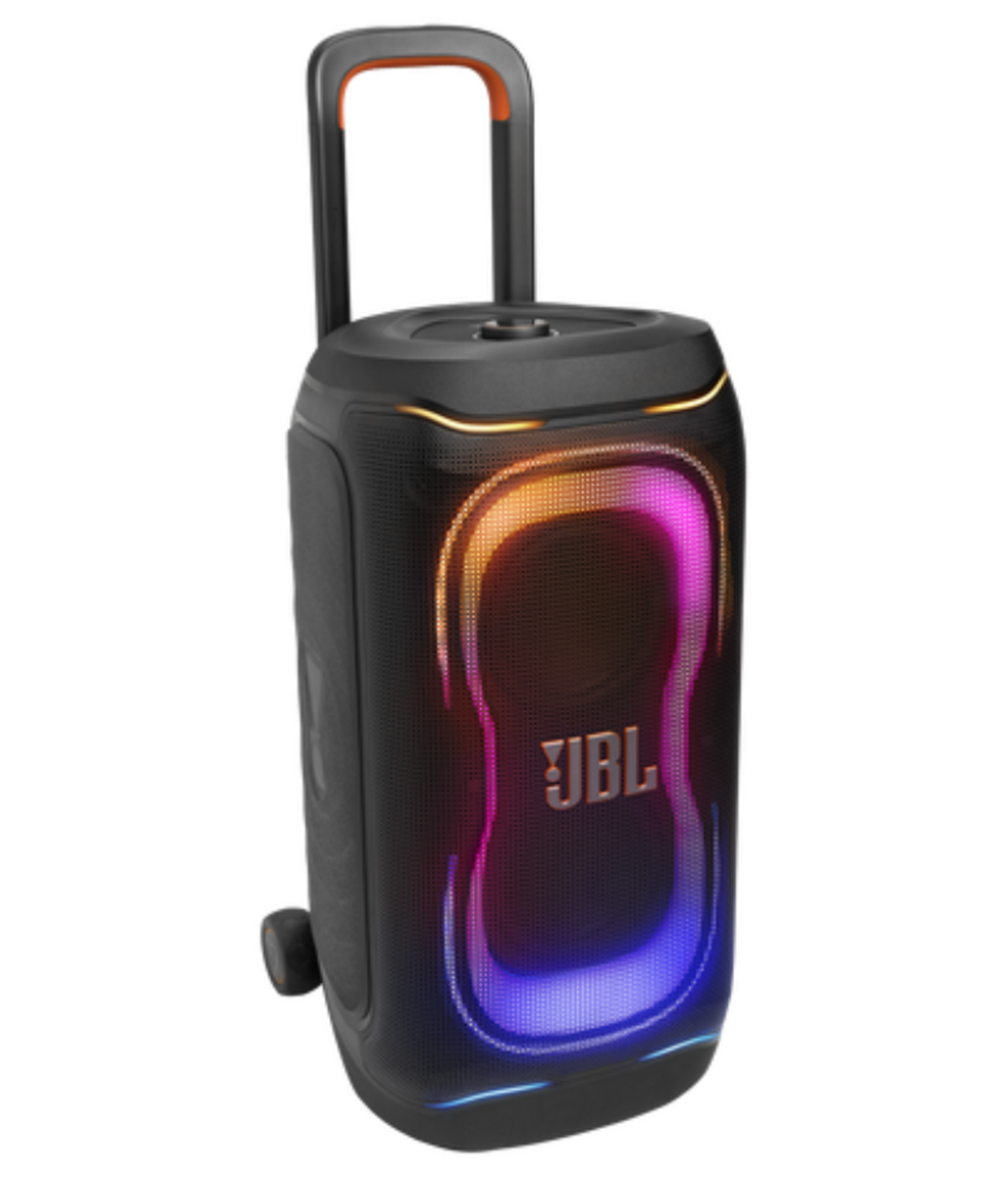 JBL PartyBox 330 con manija telescópica y ruedas