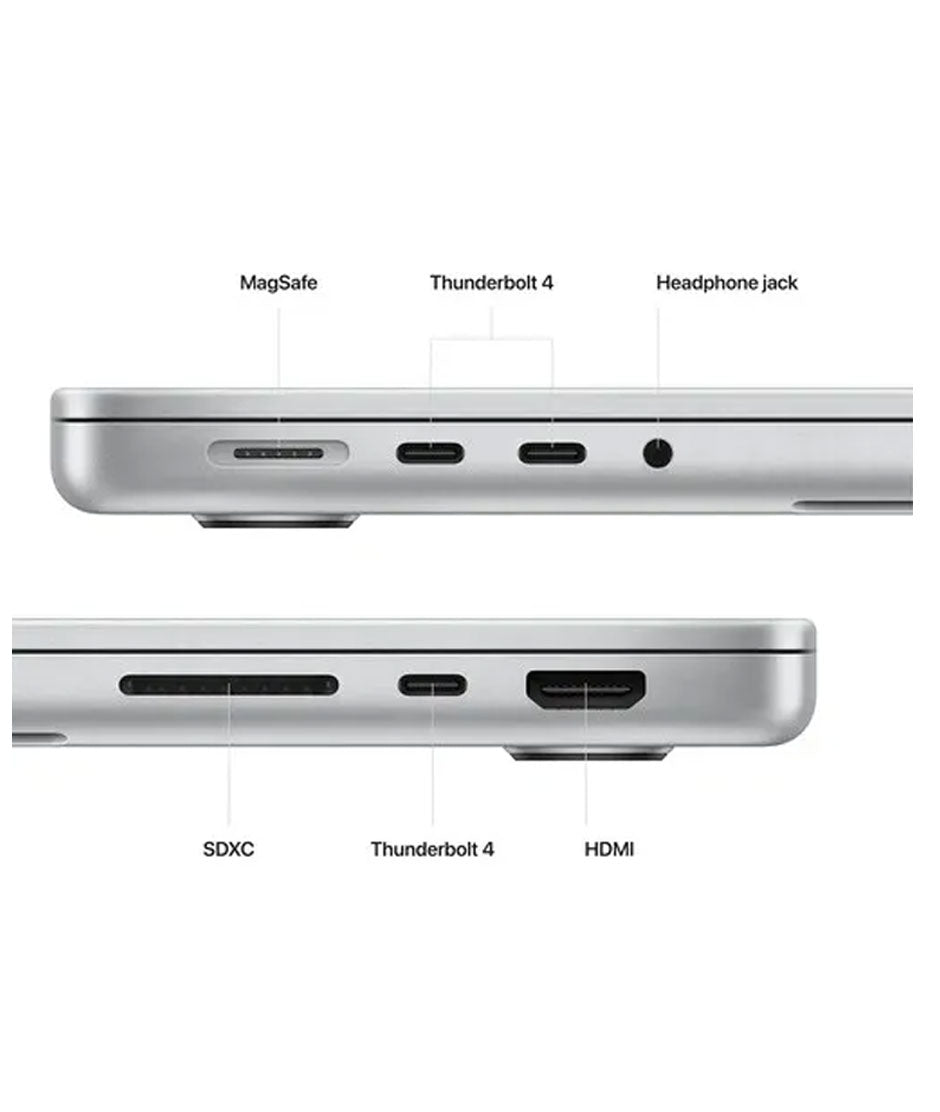 MacBook Pro M2 pro 14 Pulgadas 16GB / 512 DD Año 2023 Silver -Teclado Español. iStore Costa Rica