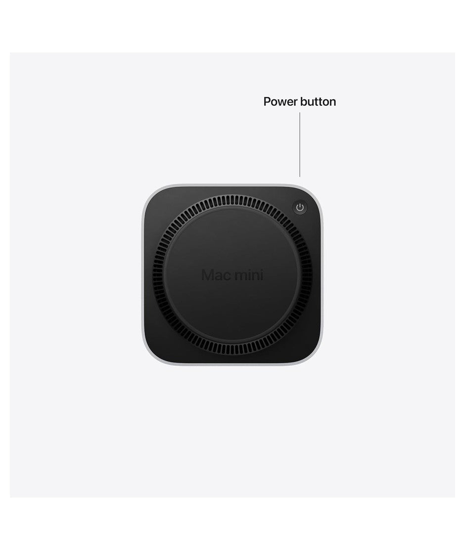 Mac Mini M6 botón de encendido