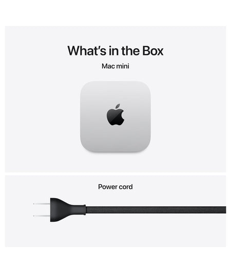 Mac Mini M6 contenido de la caja