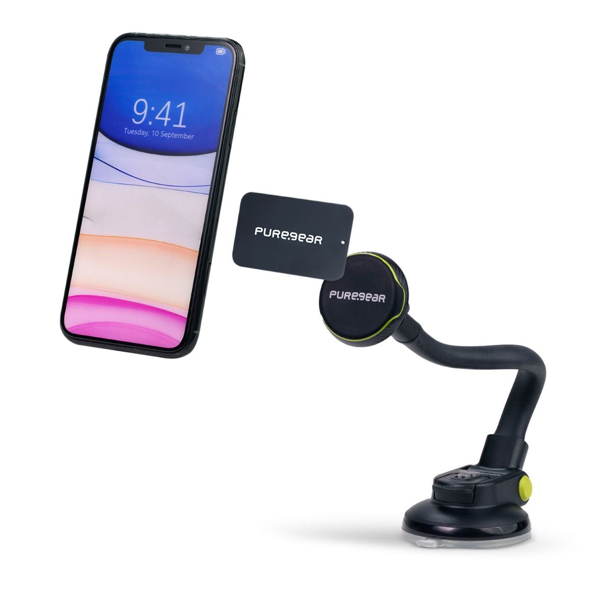 Universal Magnetic Suction Cup Car Mount - Black freeshipping - iStore Costa Rica