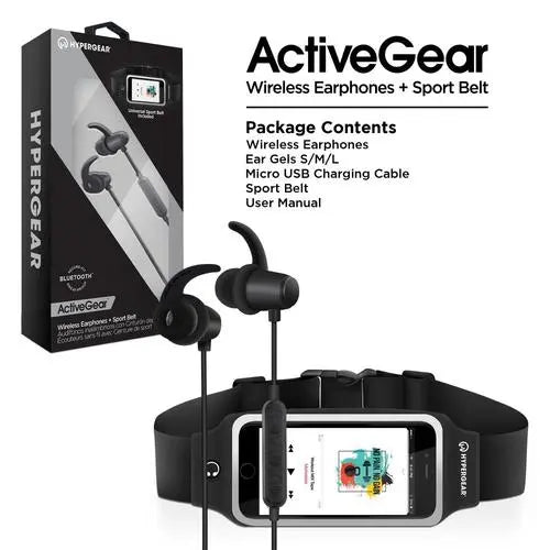 Auriculares inalámbricos y brazalete para teléfono HyperGear ActiveGear freeshipping - iStore Costa Rica