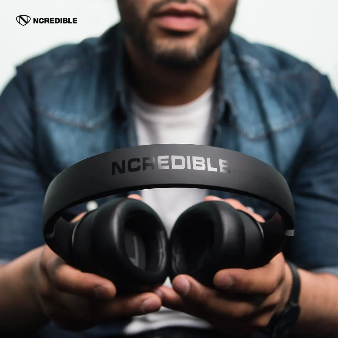 NCREDIBLE AX1 Wireless Bluetooth Headphones Black freeshipping - iStore Costa Rica